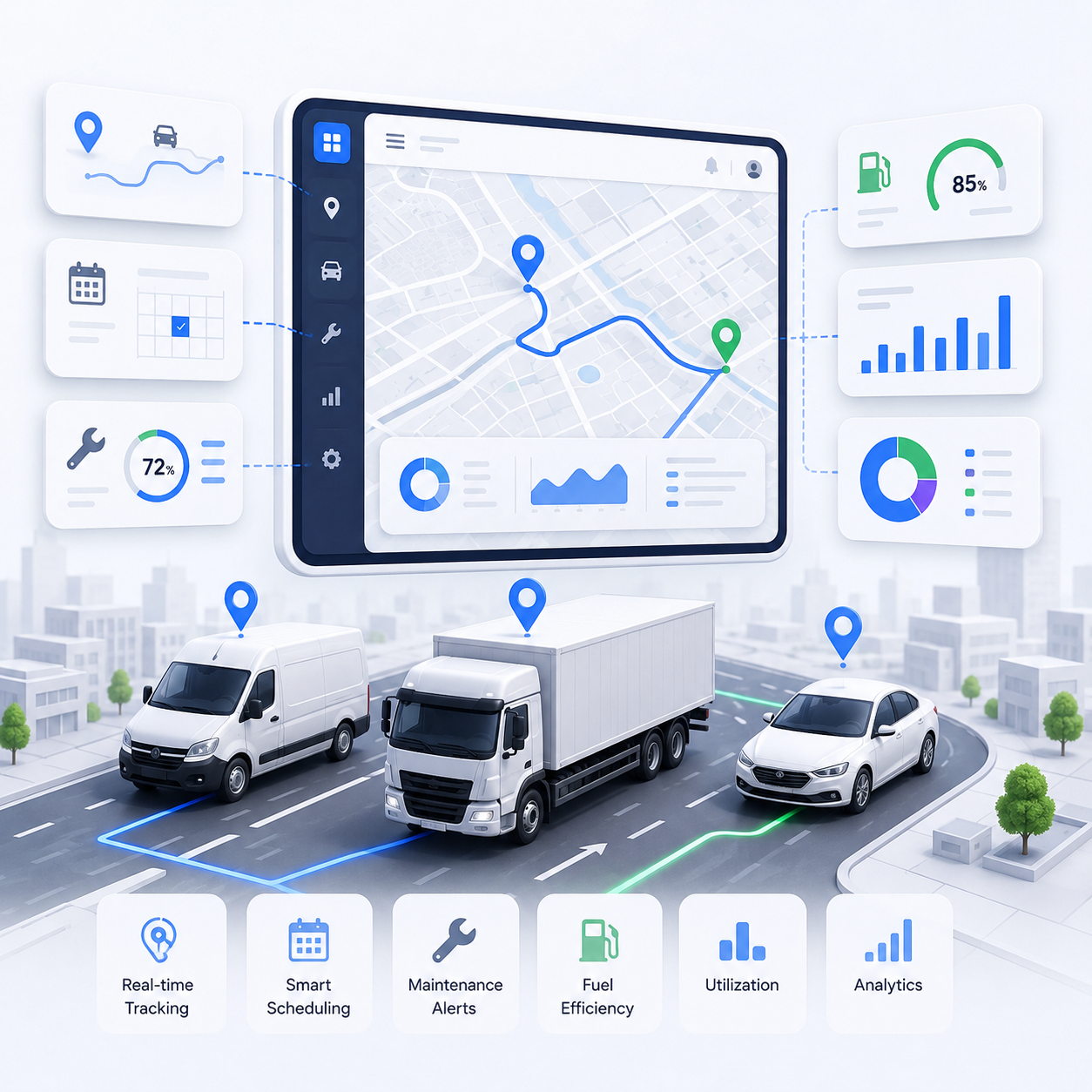 Fleetmanagement — správa techniky a vozidel